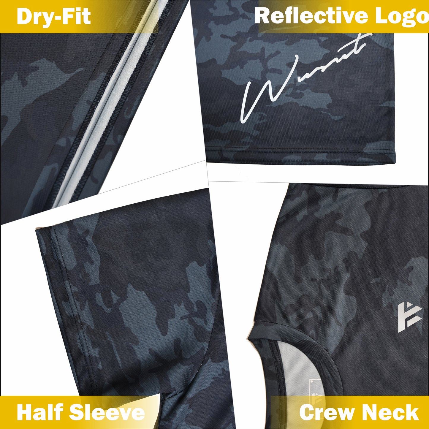 WS 531 - CAMO GYM TEES