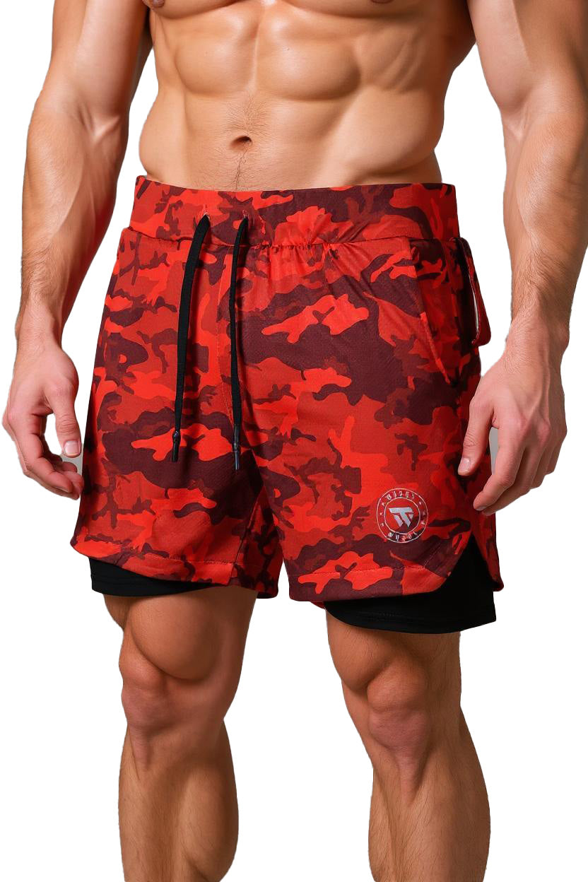 WS 252 - CAMO COMPRESSION SHORTS