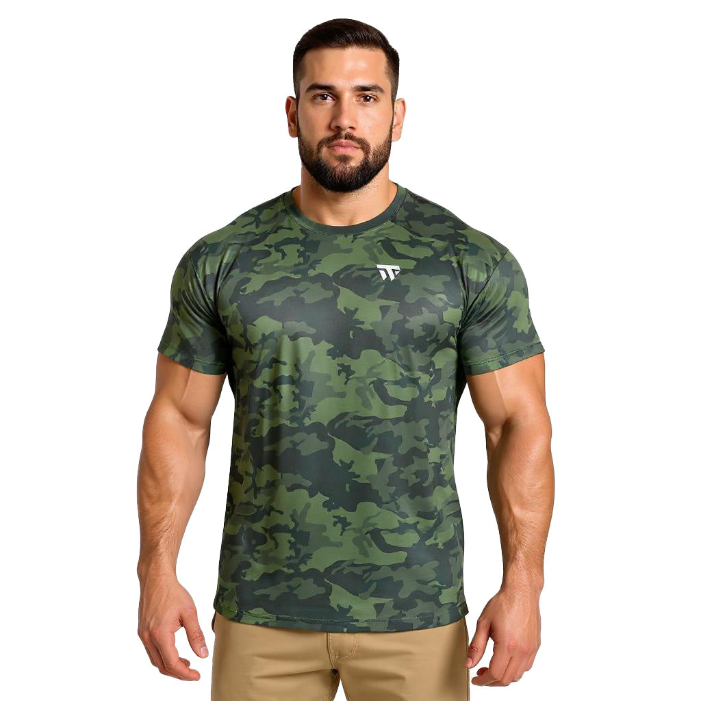 WS 531 - CAMO GYM TEES