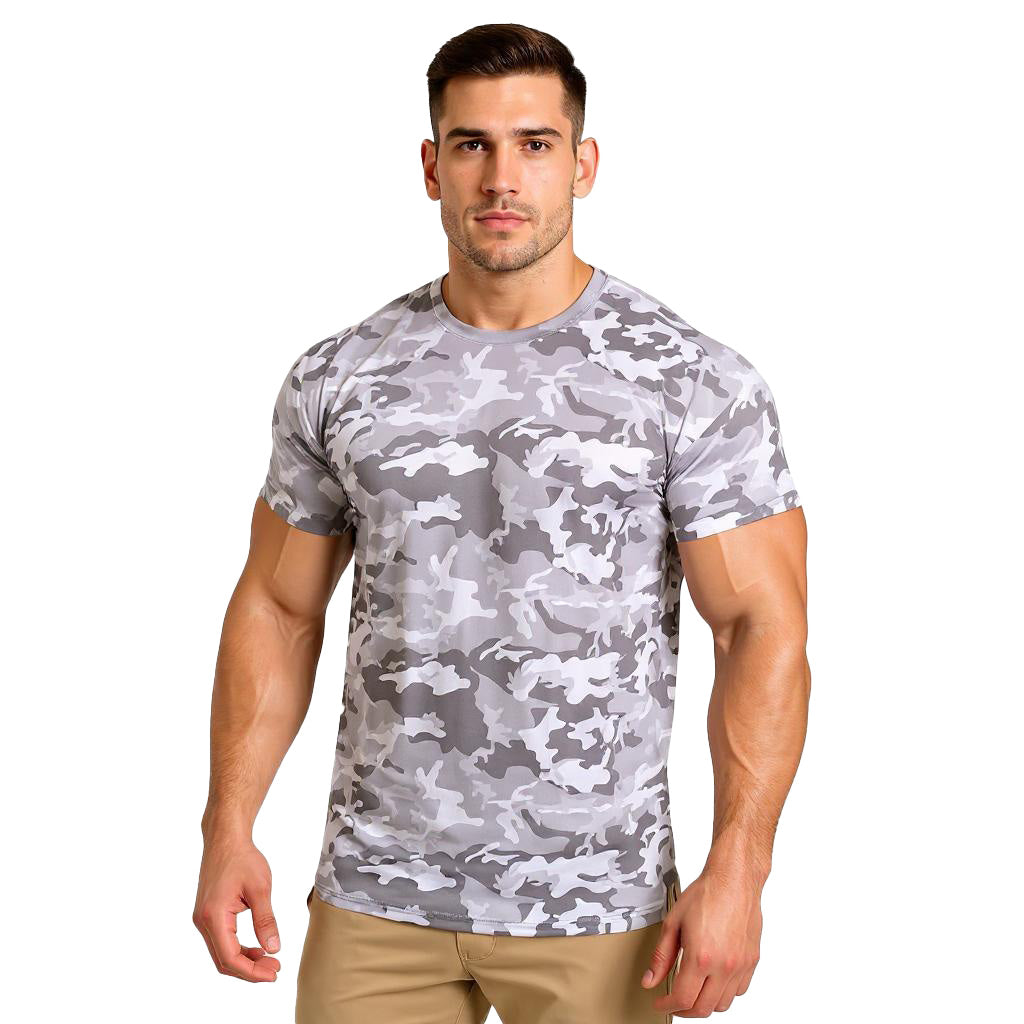 WS 531 - CAMO GYM TEES