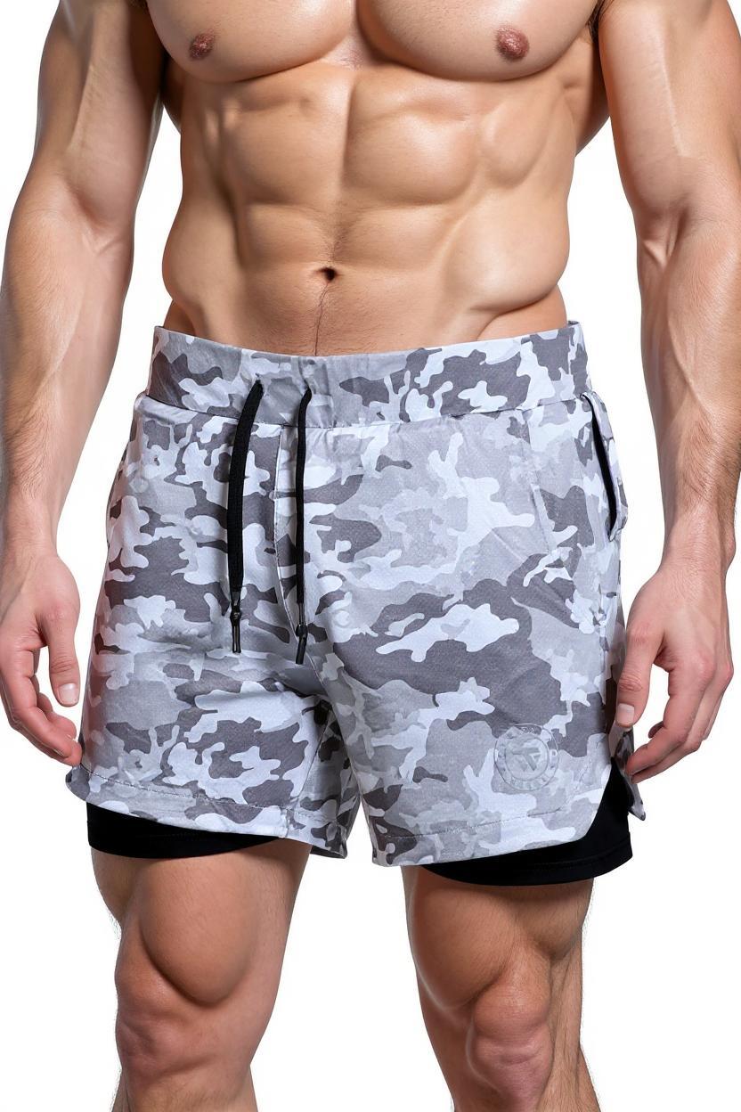 WS 252 - CAMO COMPRESSION SHORTS