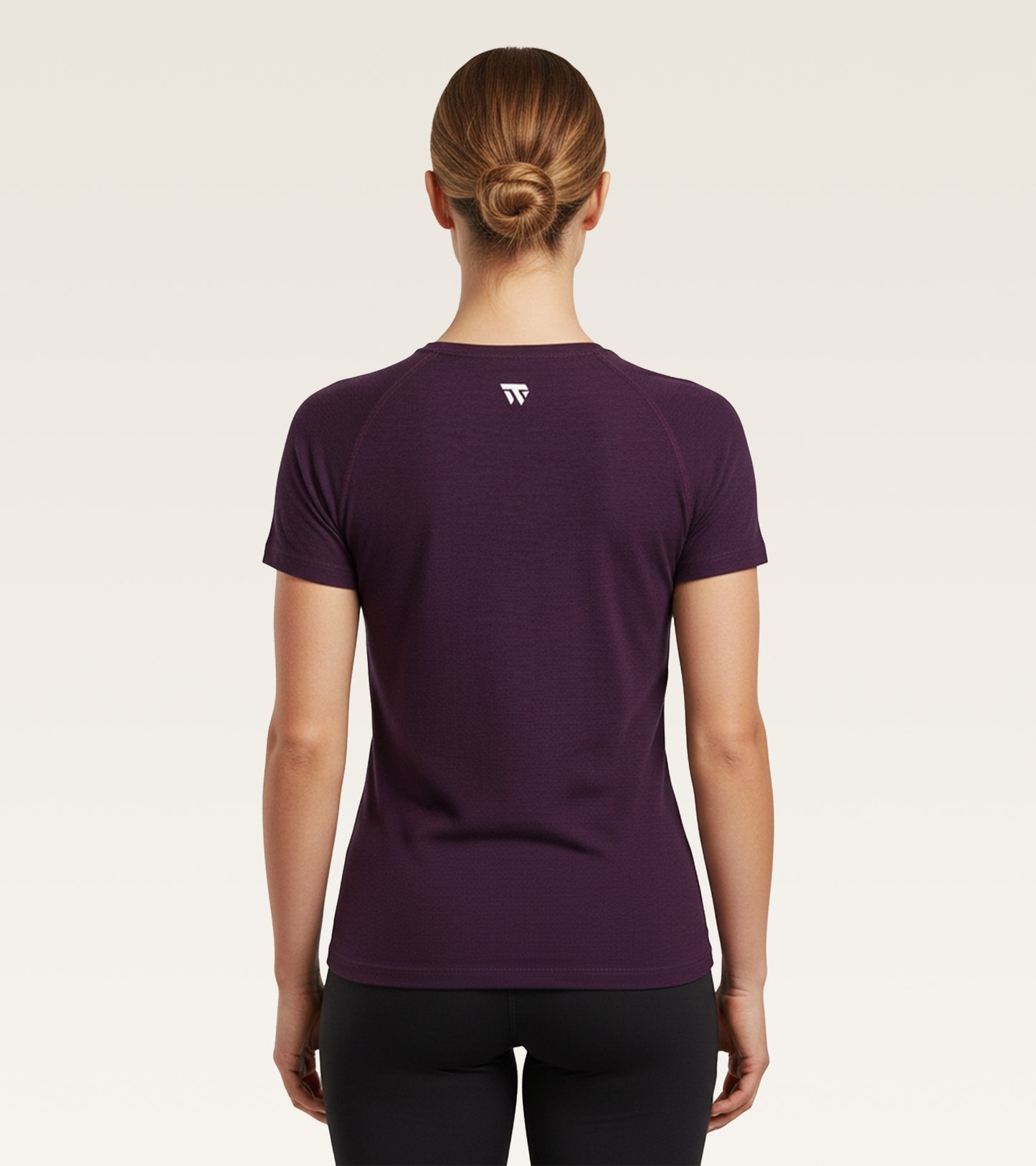Core Performance Raglan - Heathered Plum