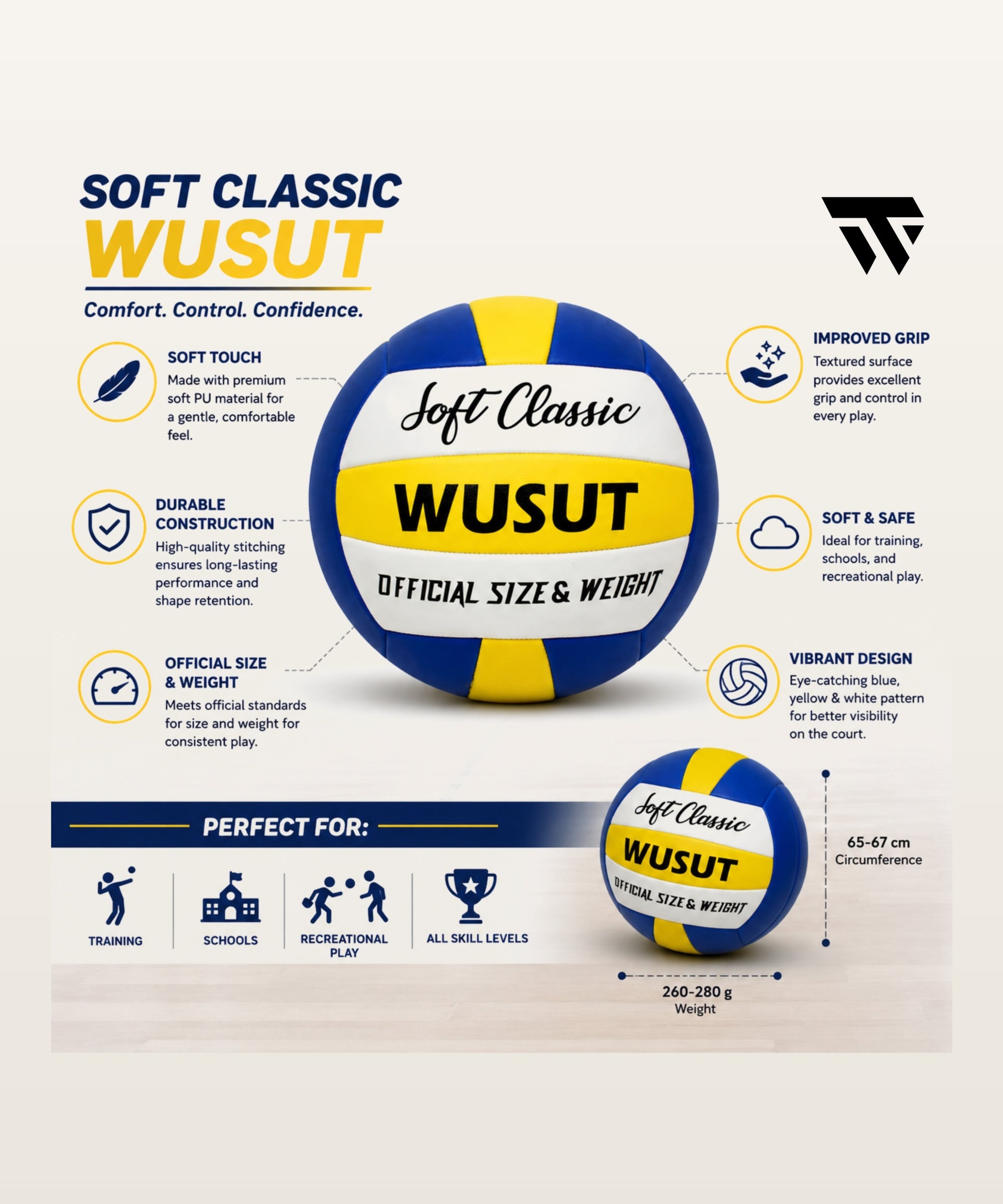 Soft Classic Volleyball