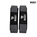 Neoprene Padded Cotton Lifting Straps - Grey