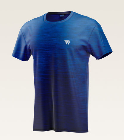 Core Melange Training Tee - Gradient Blue