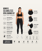 Everyday High-Waist Legging - (Ladies Leggings) Black