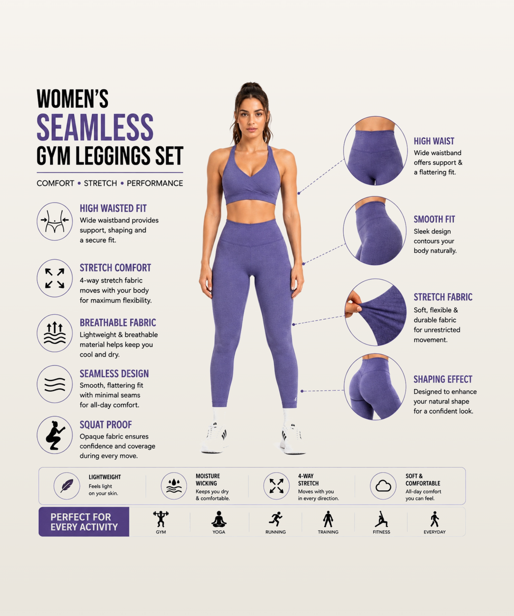 Everyday High-Waist Legging - (Ladies Leggings) Royal
