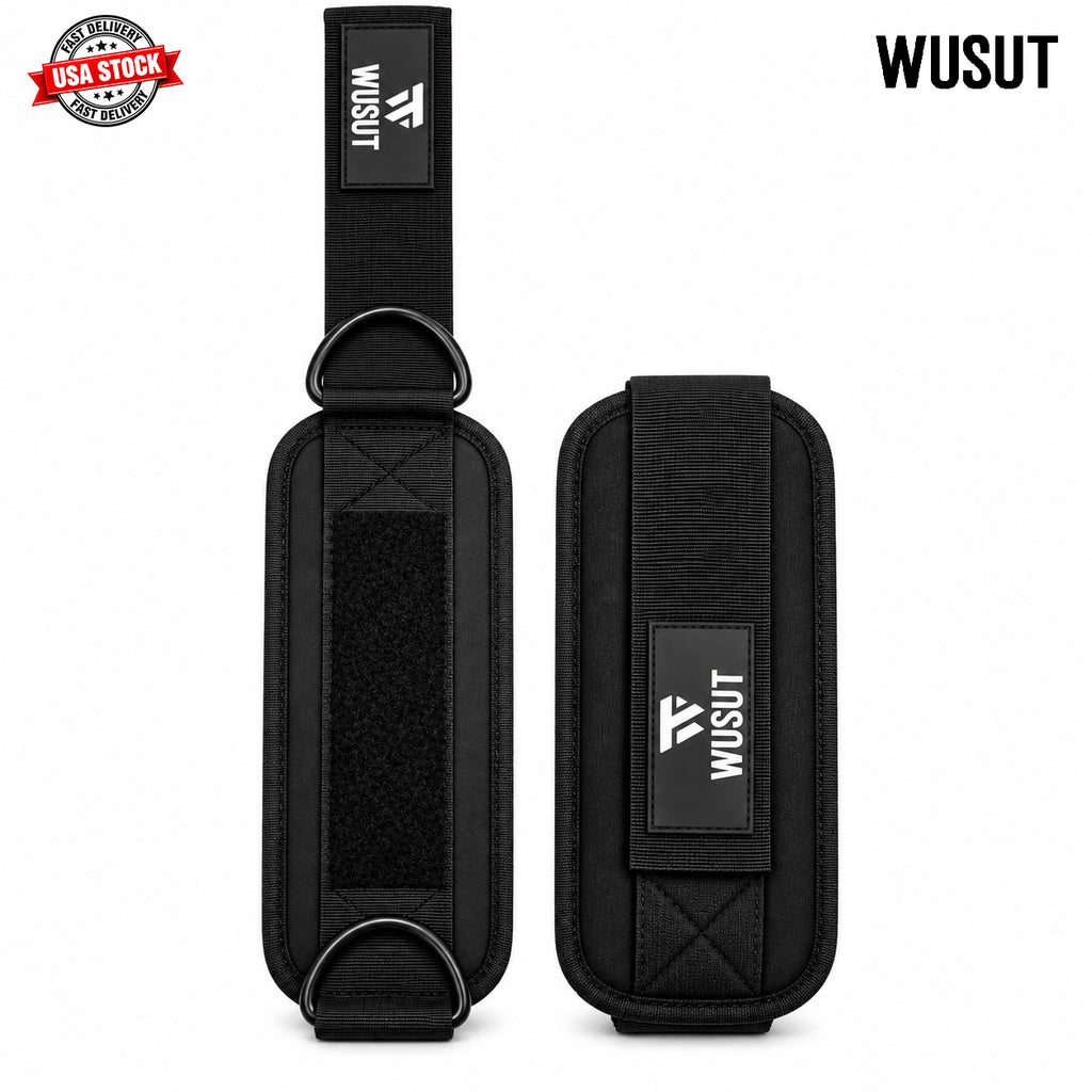 Ankle Straps for Cable Machines - Black