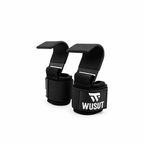 Coated Steel Heavy-Duty Weightlifting Hooks - Black