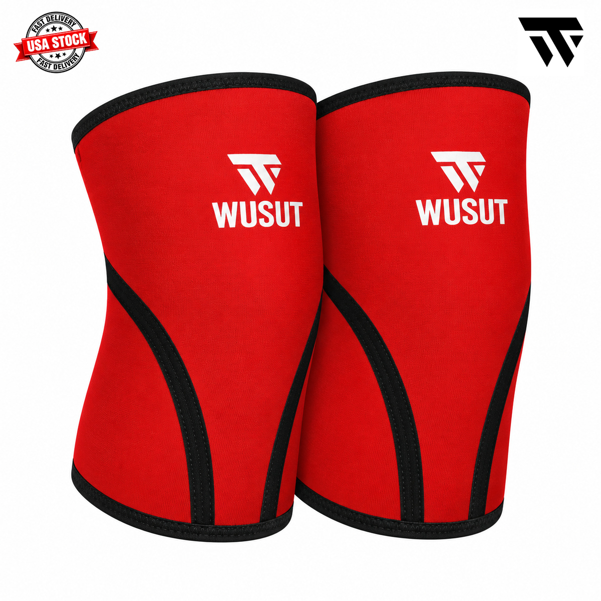 High-Elasticity Joint Support Knee Sleeve - Red