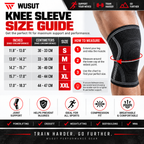 High-Elasticity Joint Support Knee Sleeve - Black