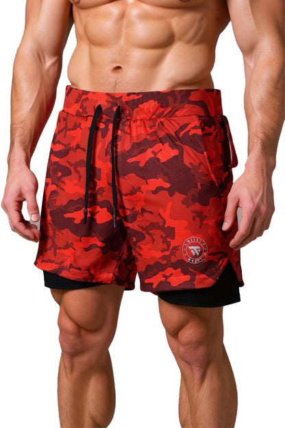 WS 252 - CAMO COMPRESSION SHORTS