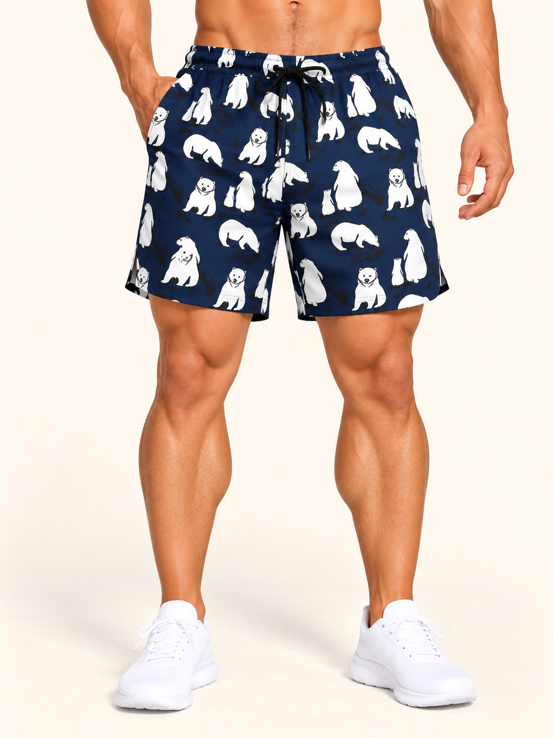 Men's Quick-Dry Swim Short - Polar Bear