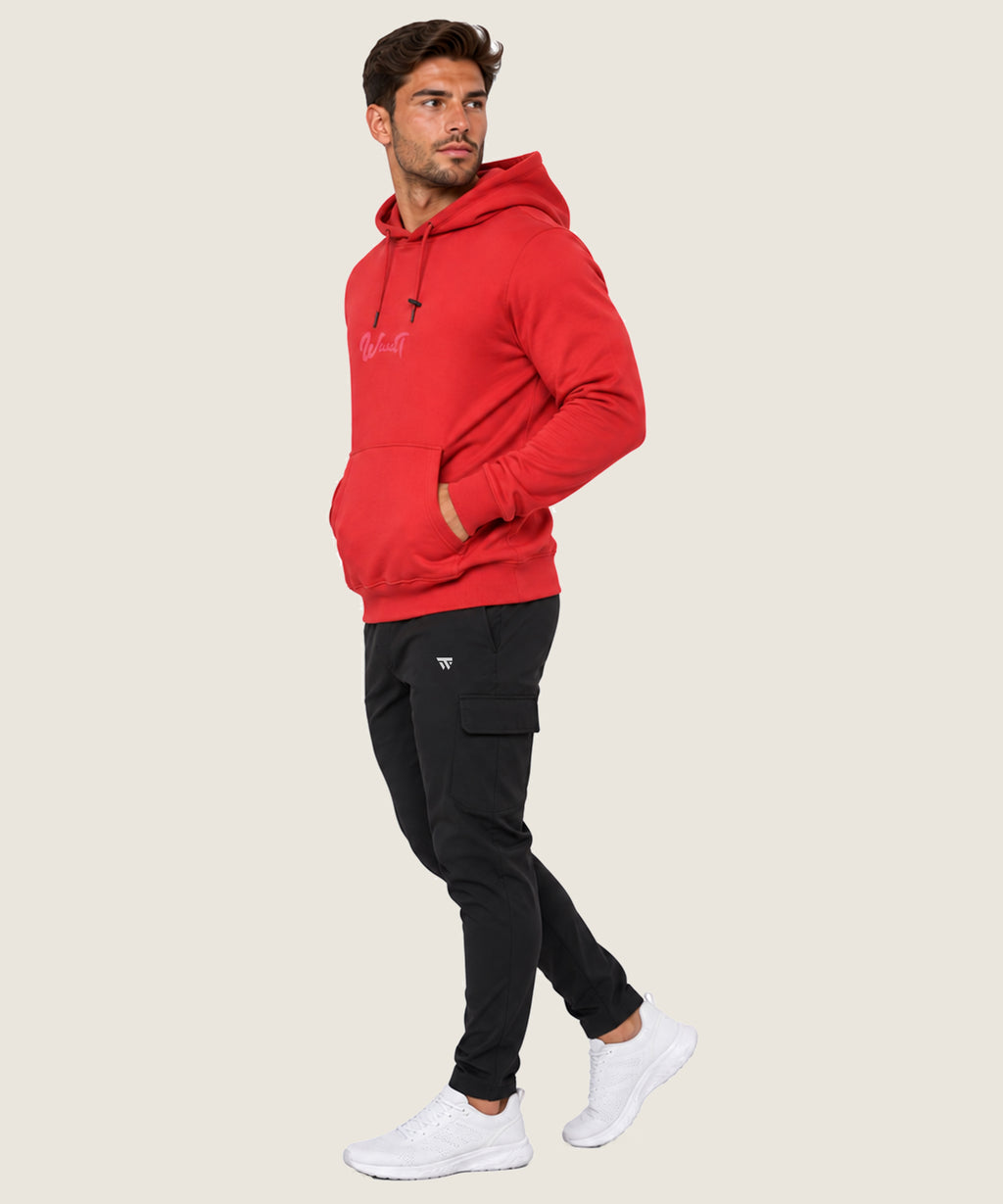 Men's Everyday Performance Hoodie - (Cotton Hoodies) Maroon