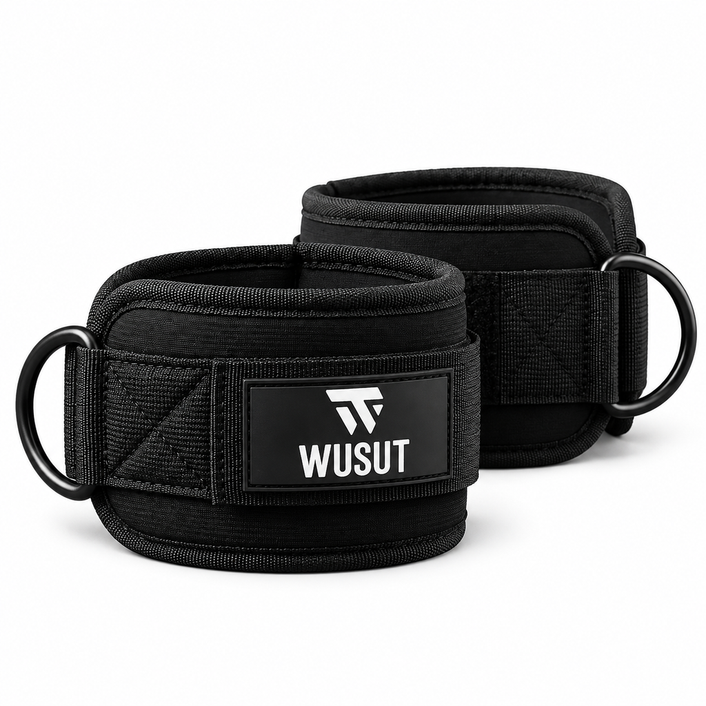 Ankle Straps for Cable Machines - Black