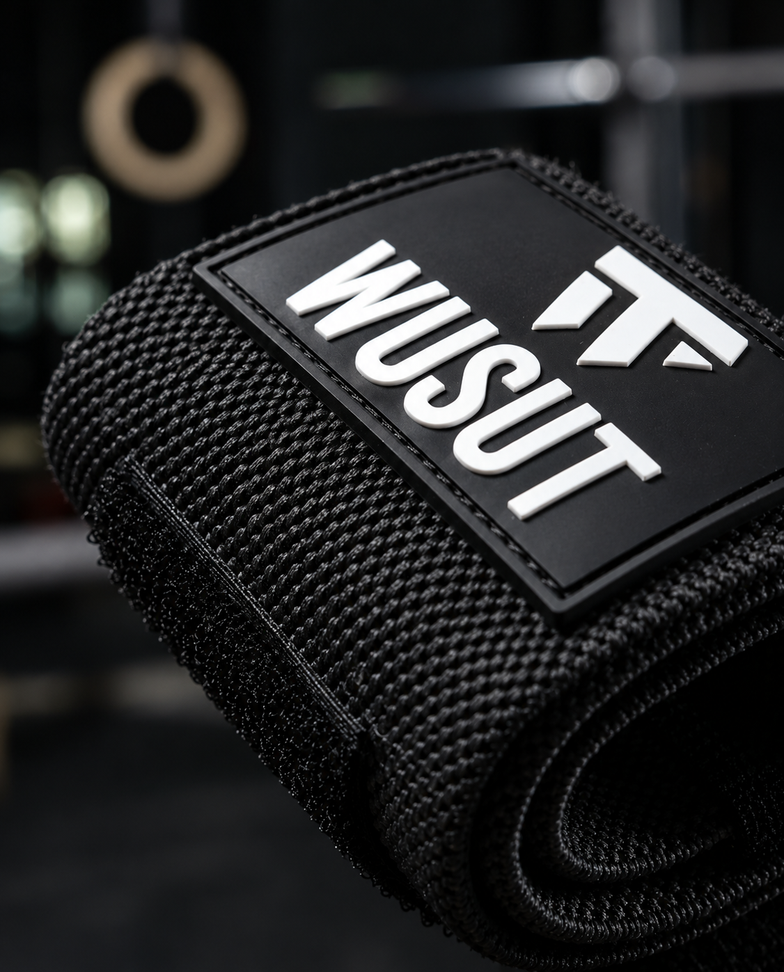 Adjustable Weightlifting Wrist Wraps - Black