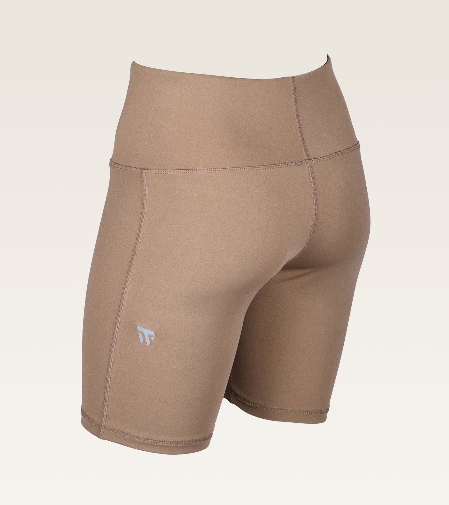 High-Waist Contour Short - Camel
