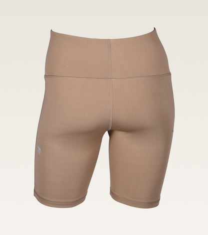 High-Waist Contour Short - Camel