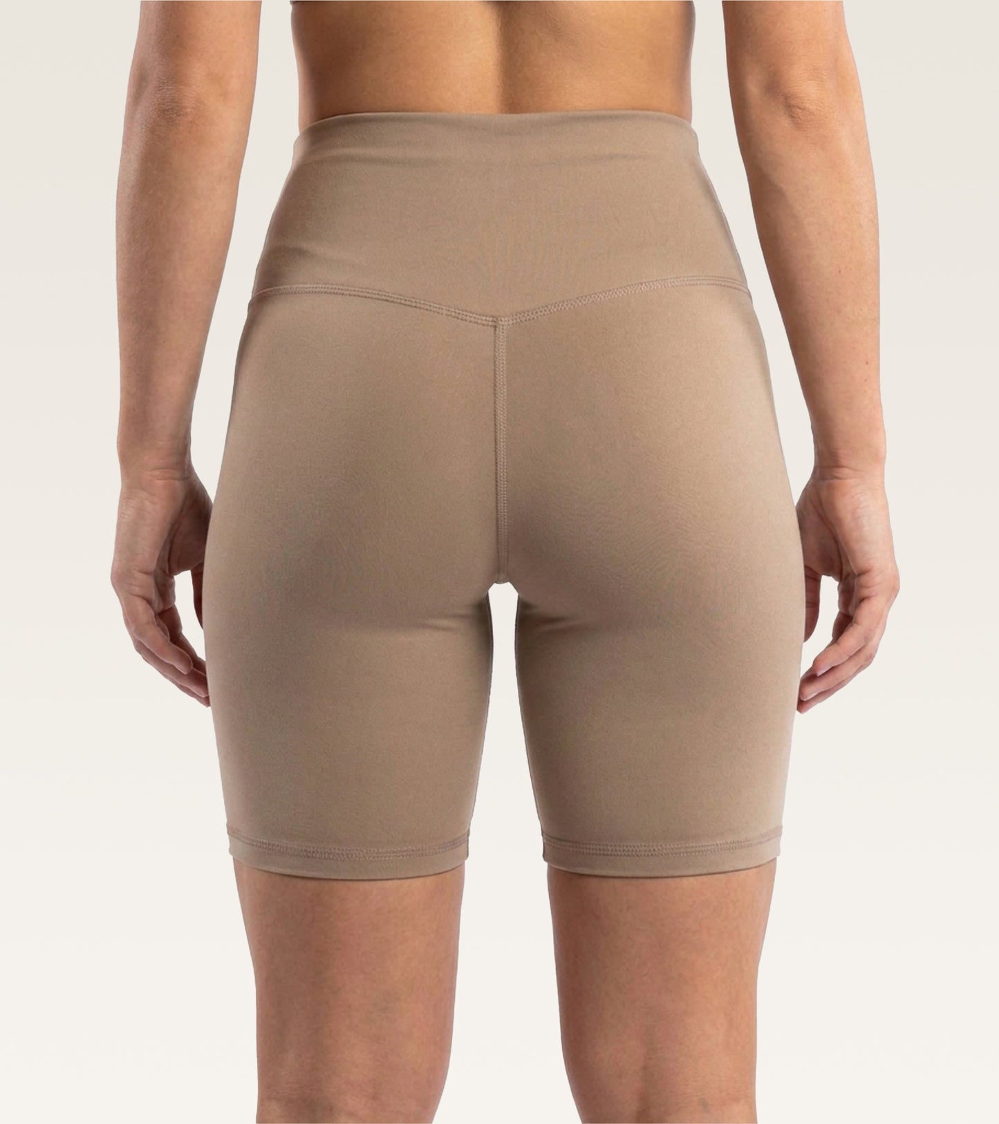High-Waist Contour Short - Camel
