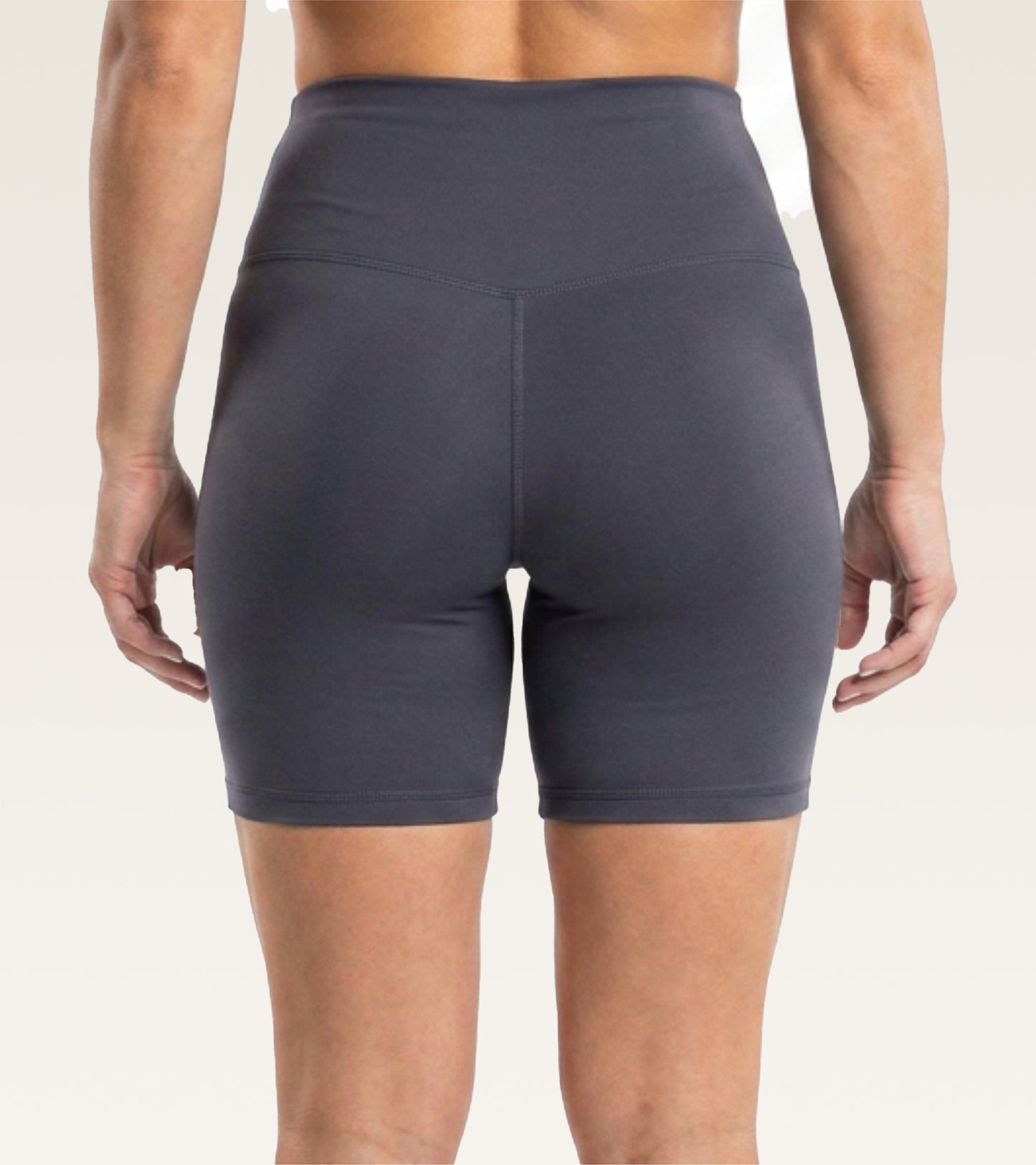 High-Waist Contour Short - Charcoal Grey