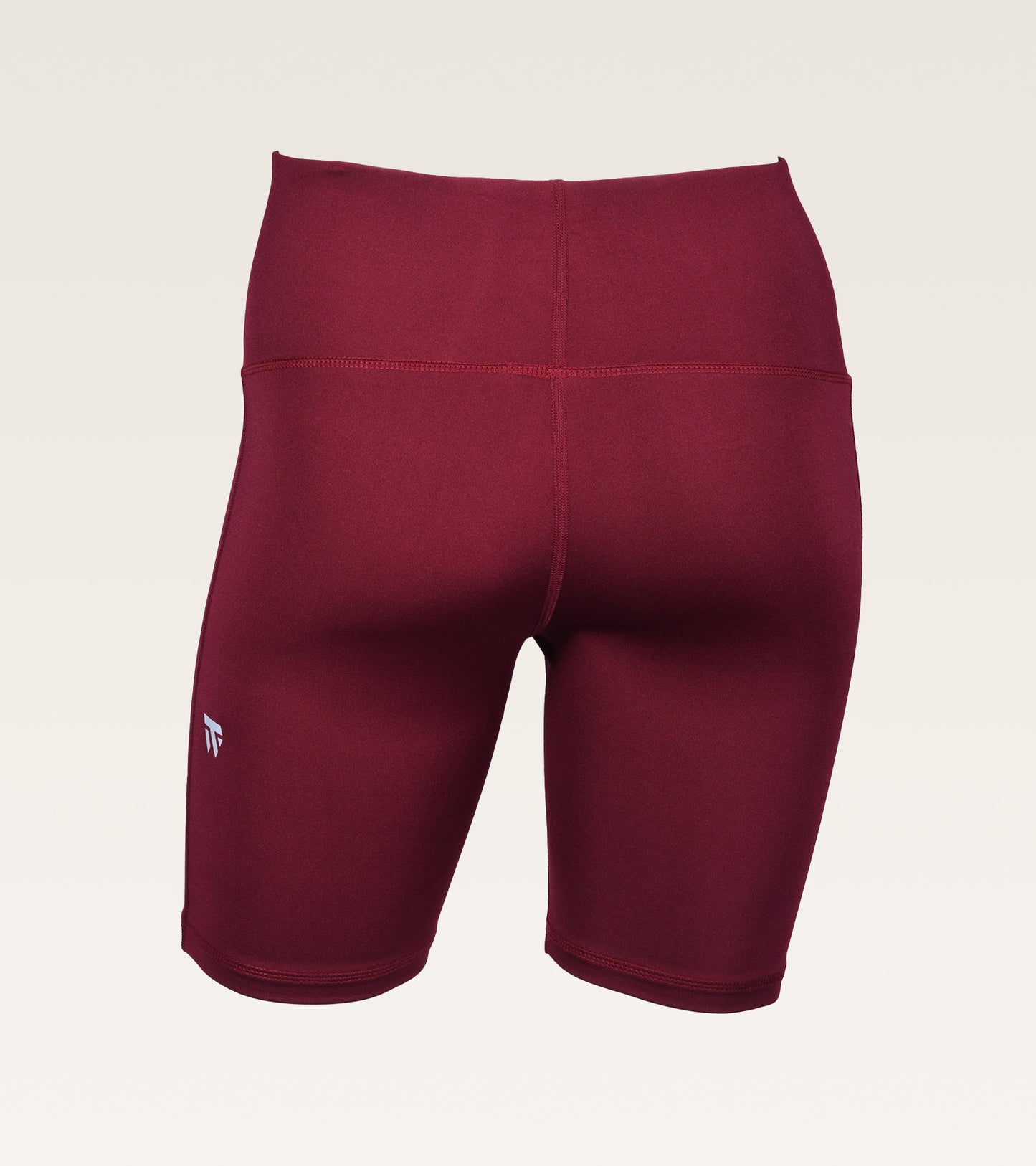 High-Waist Contour Short - Maroon