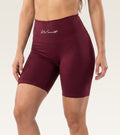 High-Waist Contour Short - Maroon