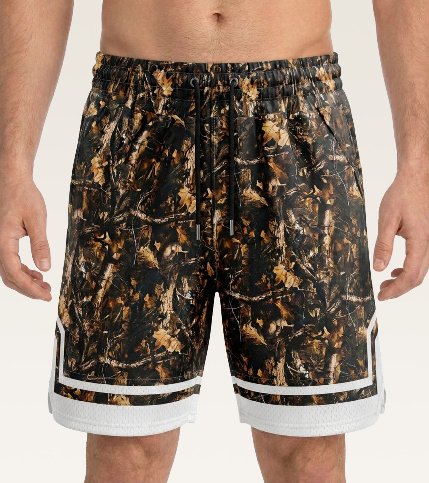 Mesh Graphic Training Short - Woodland Camo