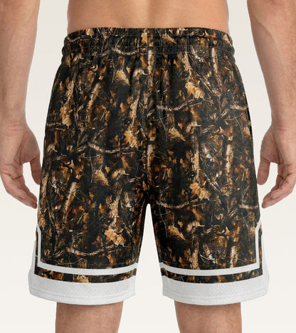 Mesh Graphic Training Short - Woodland Camo