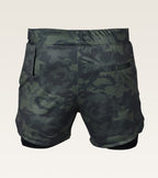 Men's 2-in-1 Camo Training Short - Olive Camo