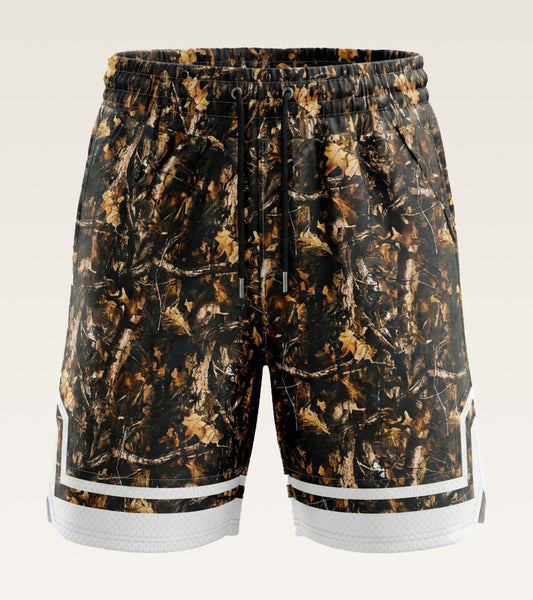 Mesh Graphic Training Short - Woodland Camo