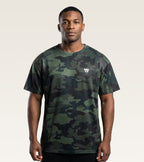 Essential Active Tee - (Men's T-Shirts) Green Camo