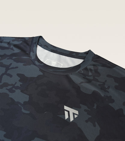 Performance Camo Tee - Navy