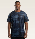 Essential Active Tee - (Men's T-Shirts) Navy Camo