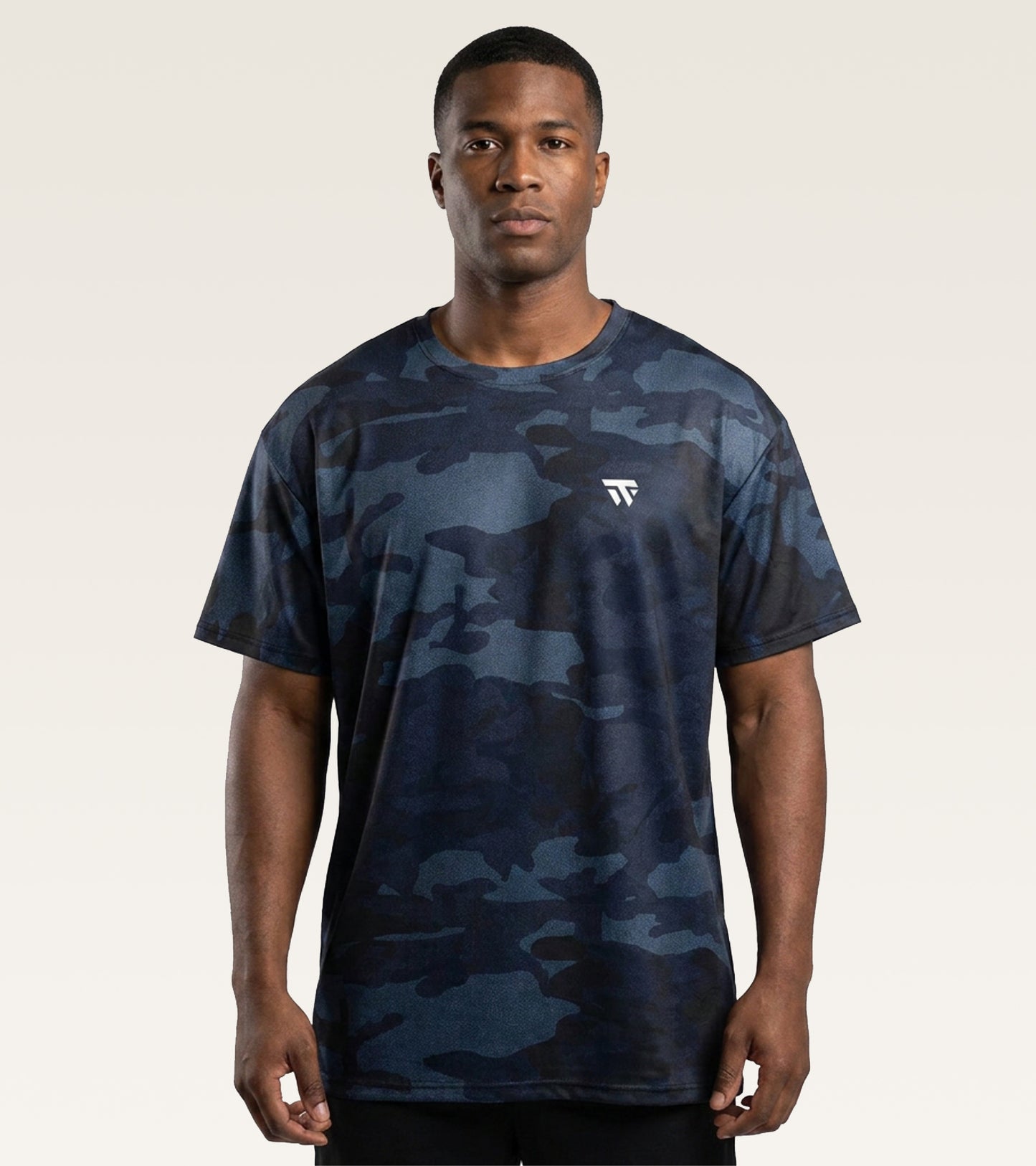 Performance Camo Tee - Navy