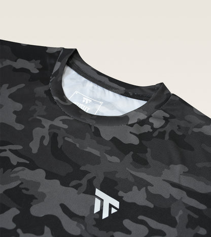 Performance Camo Tee - Charcoal