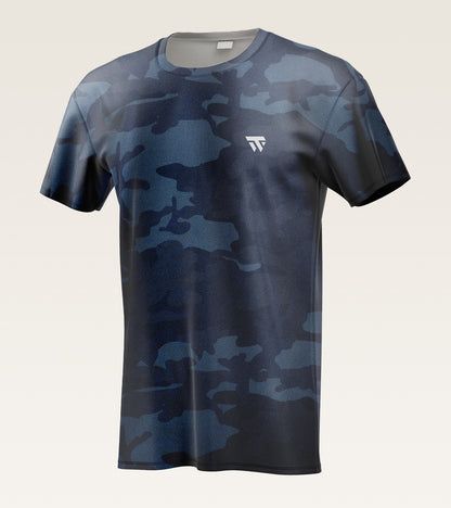 Performance Camo Tee - Navy