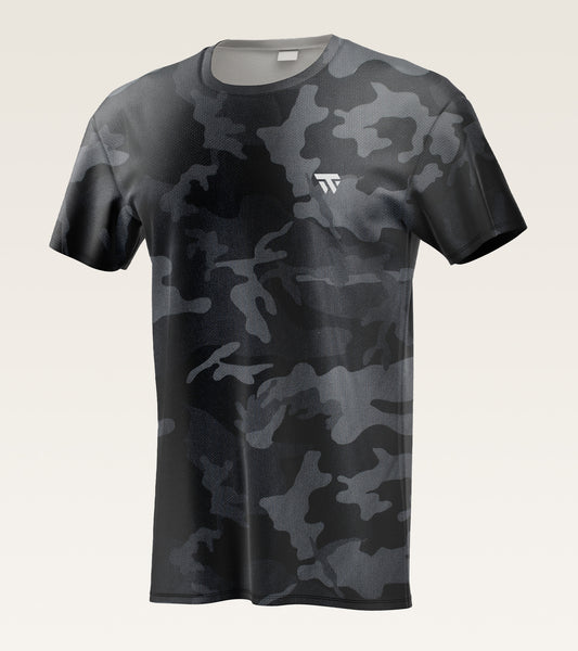 Performance Camo Tee - Charcoal