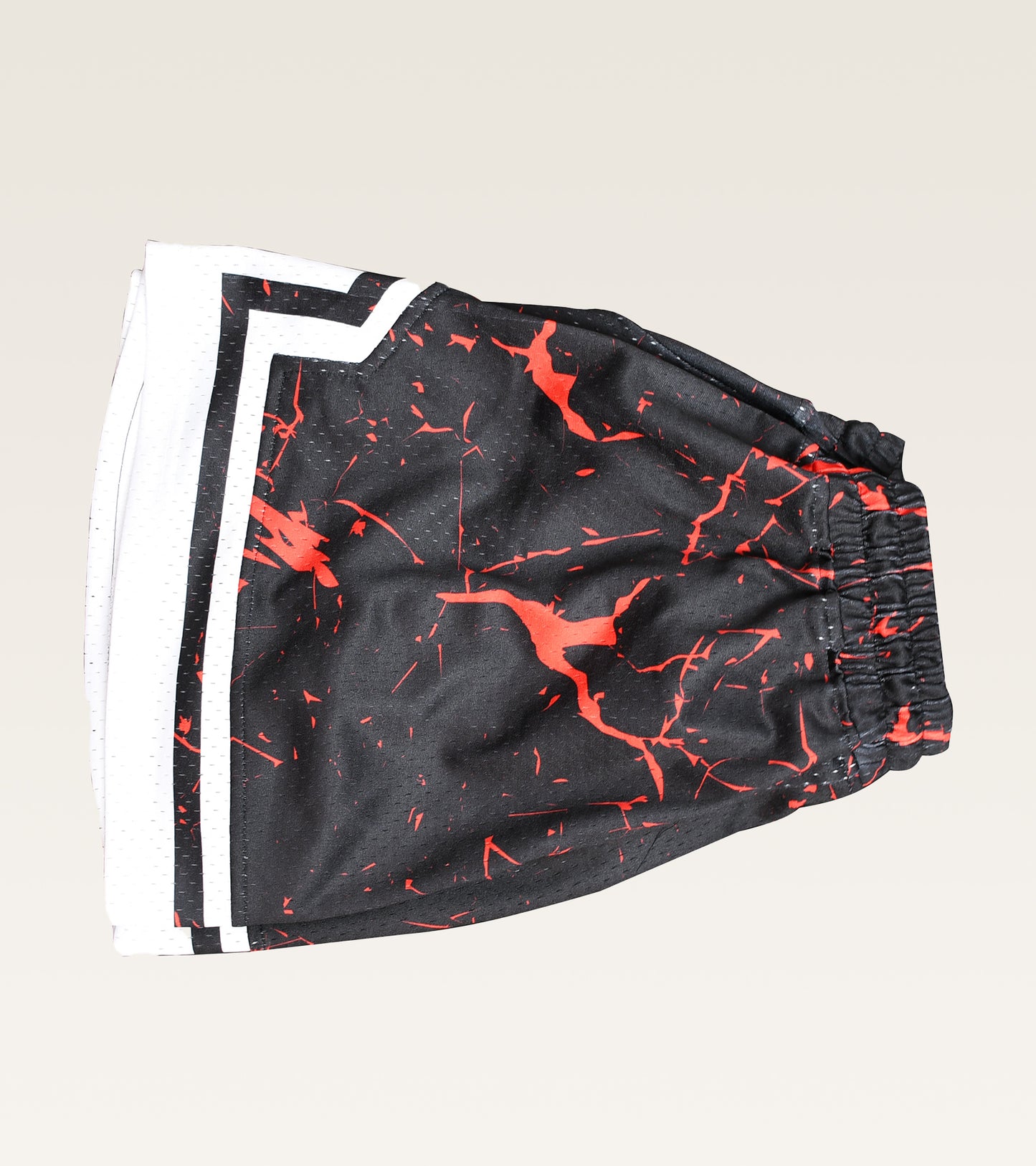 Mesh Graphic Training Short - Crimson