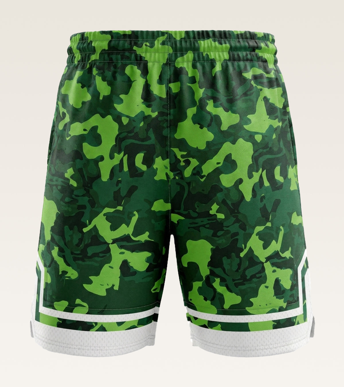 Mesh Graphic Training Short - Green Camo