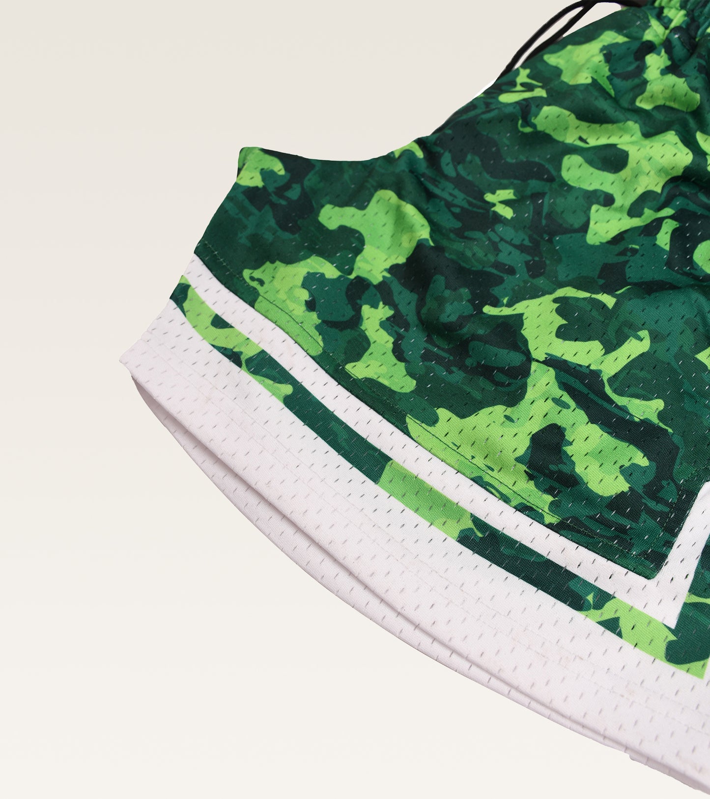 Mesh Graphic Training Short - Green Camo