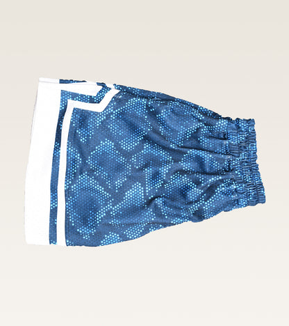 Mesh Graphic Training Short - Navy Cyber Camo