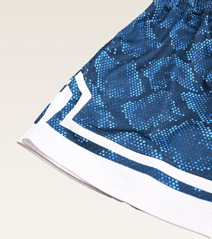 Mesh Graphic Training Short - Navy Cyber Camo