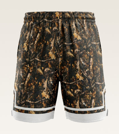 Mesh Graphic Training Short - Woodland Camo