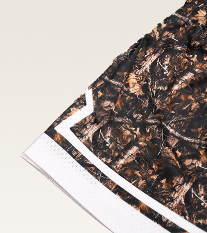 Mesh Graphic Training Short - Woodland Camo