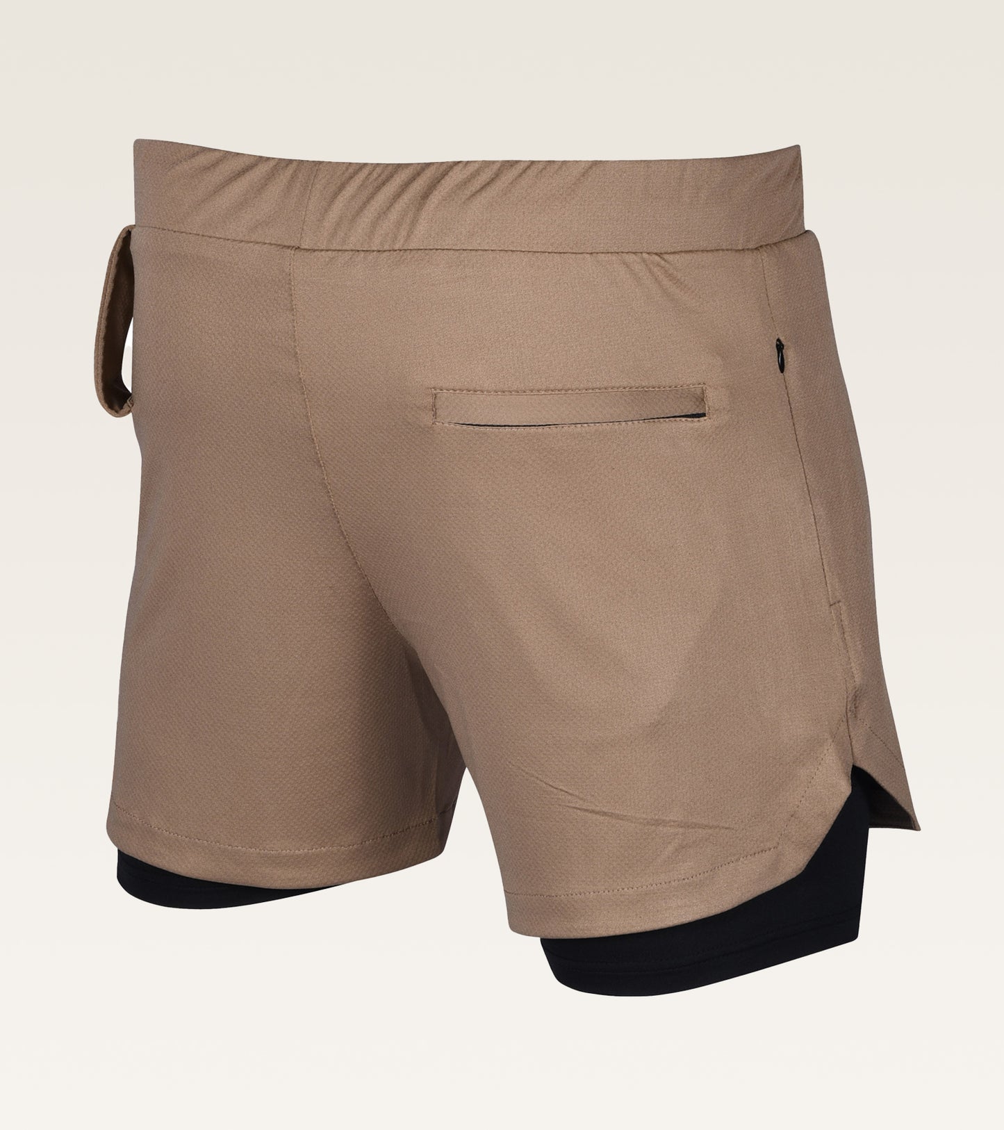 2-in-1 Core Active Short - Desert Camel