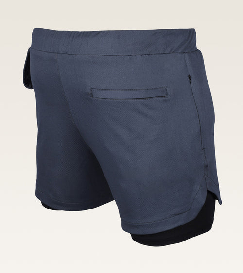 2-in-1 Core Active Short - Slate Grey