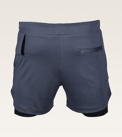 2-in-1 Core Active Short - Slate Grey