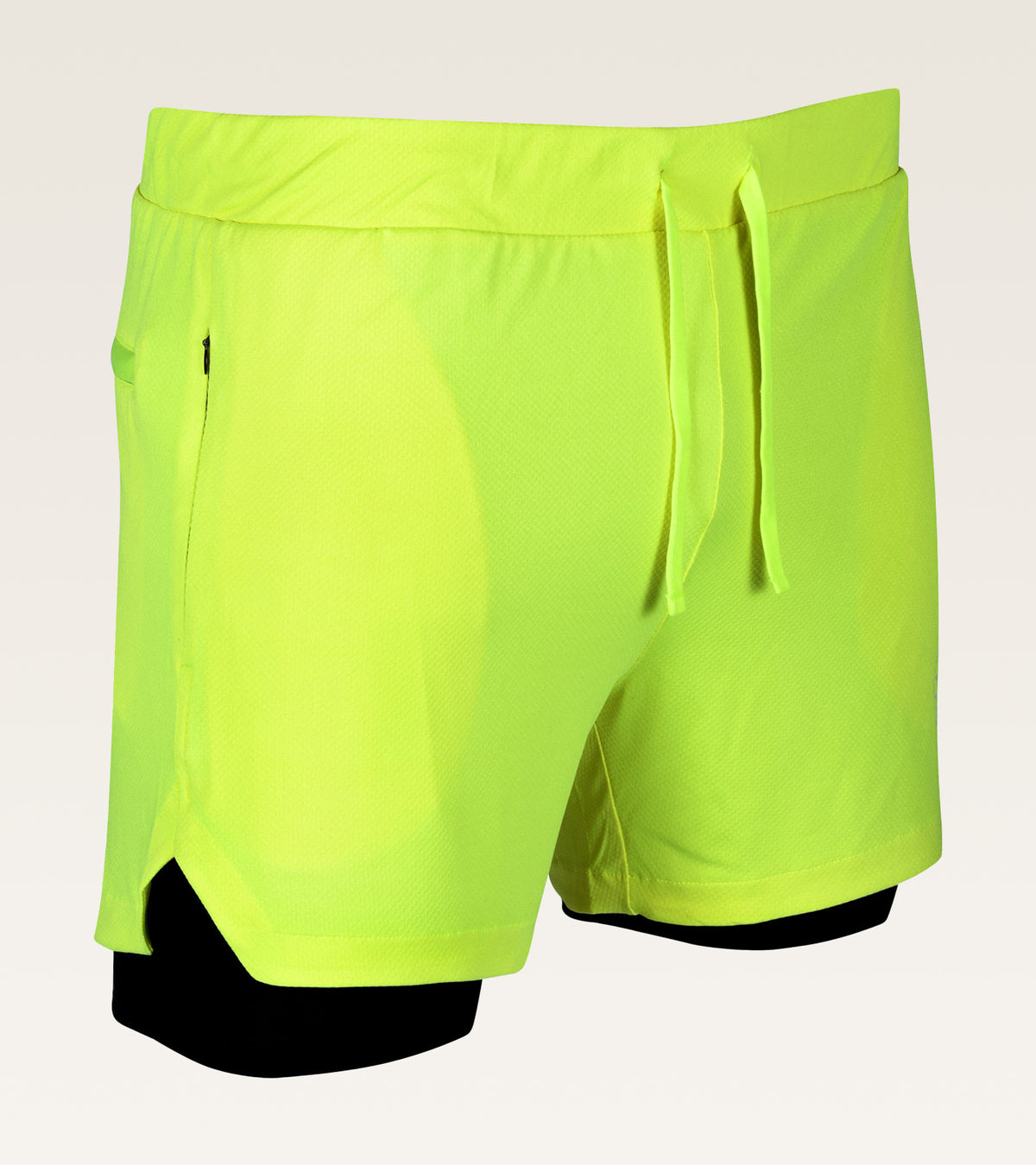 Men's 2-in-1 Core Active Short - (Compression Short) Yellow