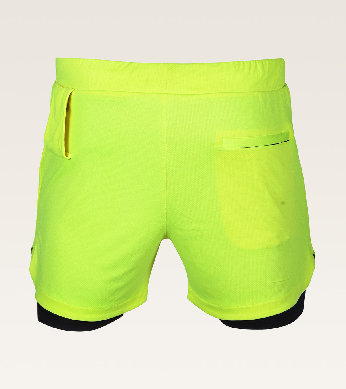 Men's 2-in-1 Core Active Short - (Compression Short) Yellow