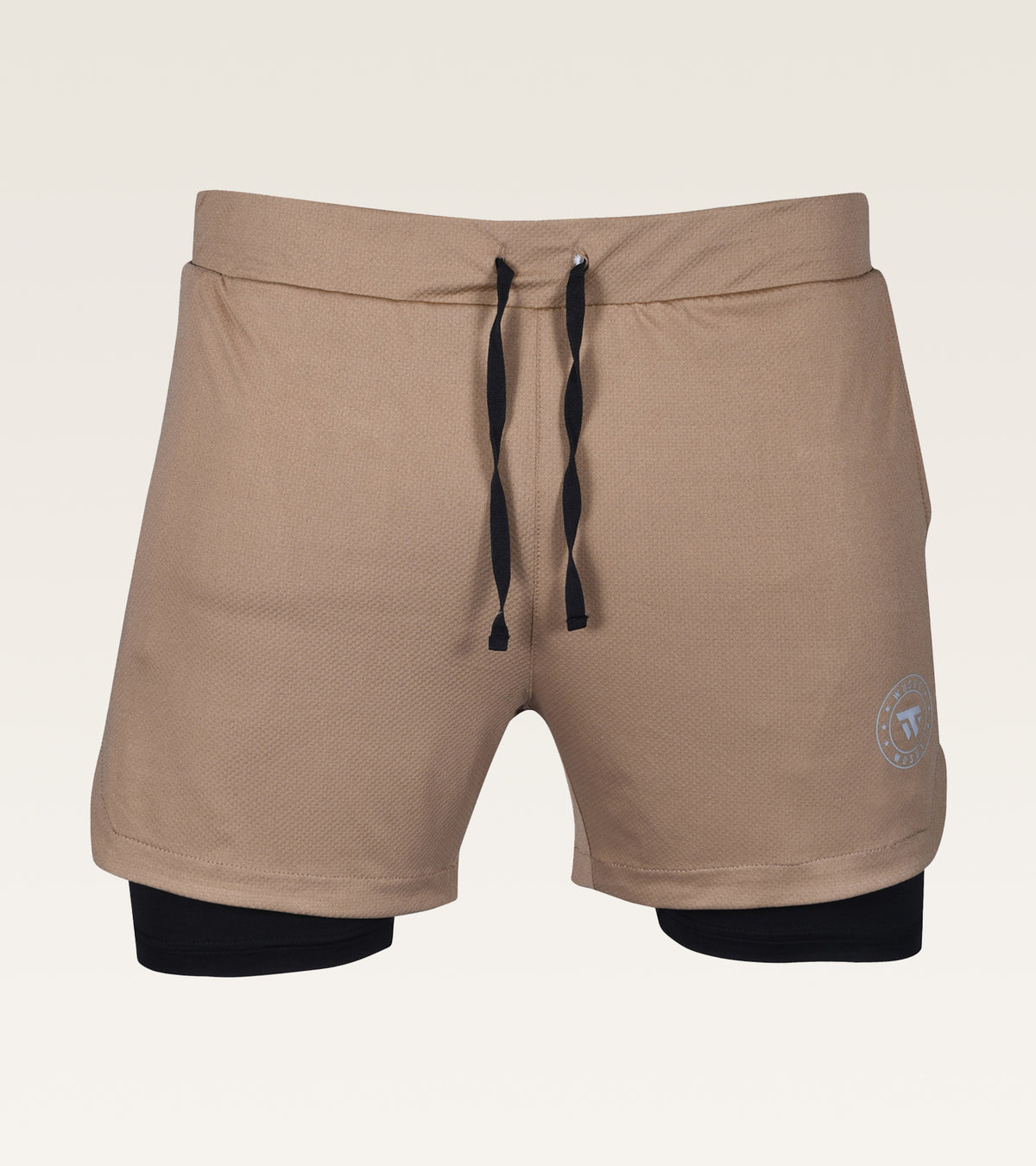 2-in-1 Core Active Short - Desert Camel